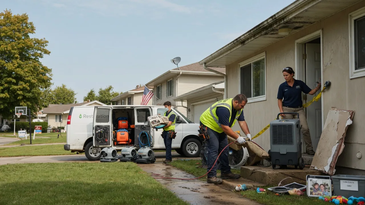 Water Damage Restoration in Woodhull, IL near me
